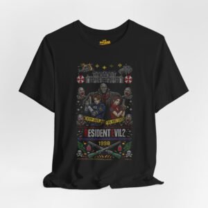 Resident Evil 2 1998 Ugly Chirstmas Tee