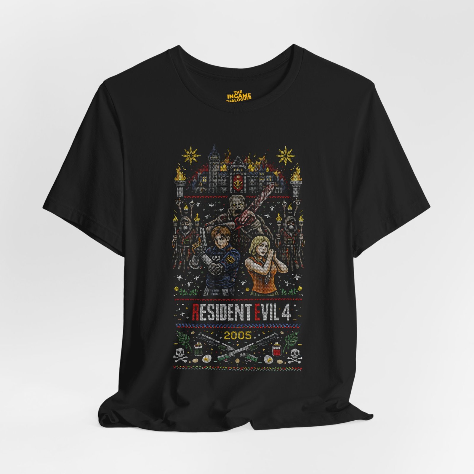 Resident Evil 4 2005 Ugly Christmas Tshirt